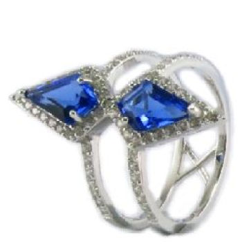 2015 New Fashion Simple AAA Stone Circle Ring Jewelry accessory for Women R10574